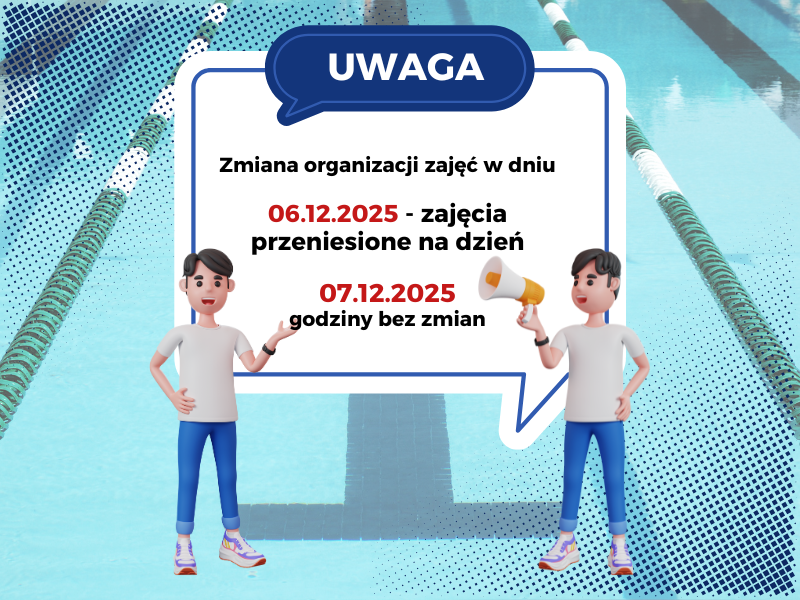 Przeniesienie zajęć z 06.12 na 07.12